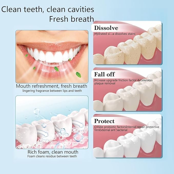 SP 4 probiotic whitening toothpaste, Ultra Brightening Toothpaste, Advanced Whitening Formula for Stain Removal and Enamel Protection