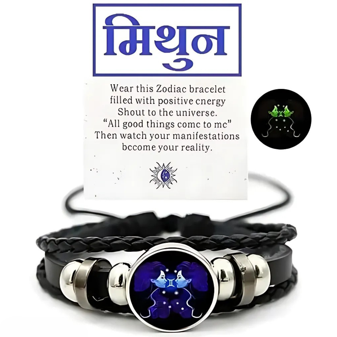 Adjustable Zodiac Sign Powerful Manifestation Bracelet (Energized)