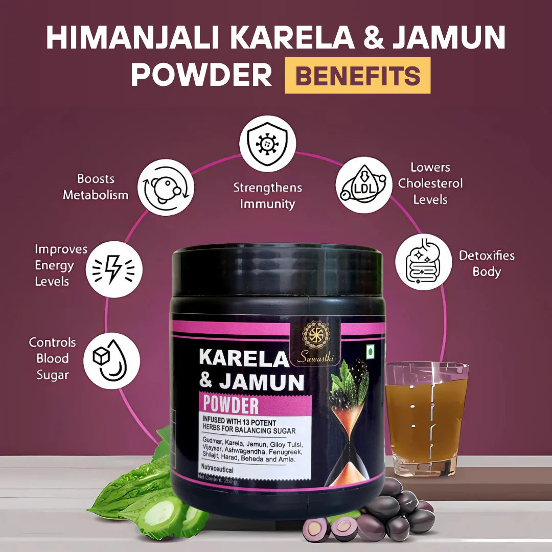 Karela Jamun Powder | Manage Blood Sugar Naturally
