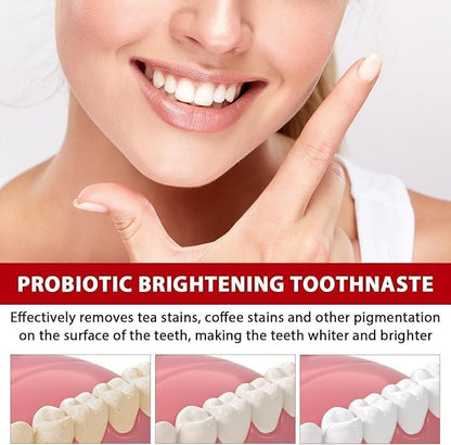 SP 4 probiotic whitening toothpaste, Ultra Brightening Toothpaste, Advanced Whitening Formula for Stain Removal and Enamel Protection