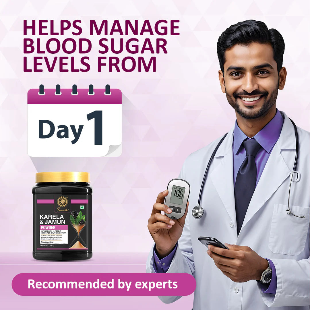 Karela Jamun Powder | Manage Blood Sugar Naturally