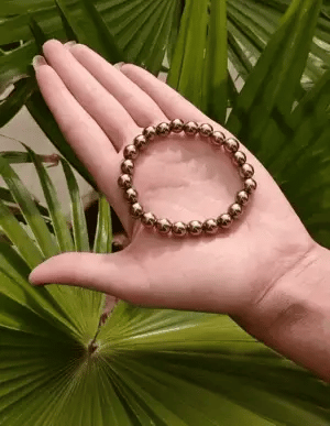 Pure Raw Pyrite Bracelet - Attracts Wealth | Boosts Confidence | Improves Stamina | Energized