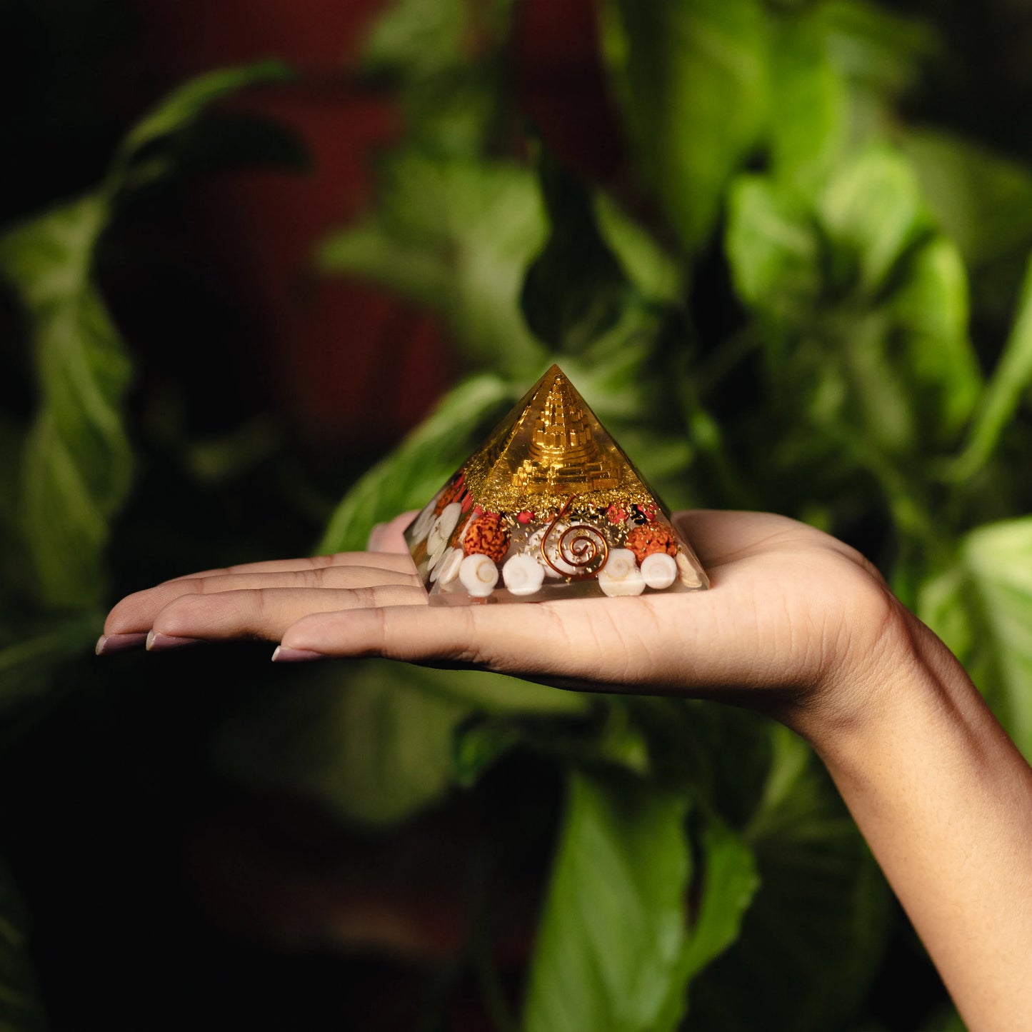 Shree Dhan Laxmi Pyramid | Gomti Yantra | (Attracts Wealth)